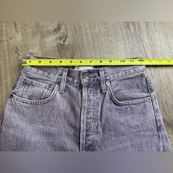 Agolde 90’s Pinch Waist Jean Ashberry Purple Size 23 - Picture 11 of 14